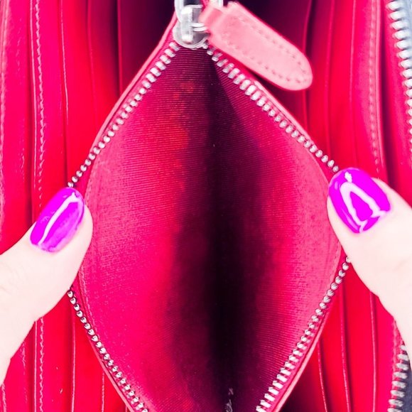 CHRISTIAN LOUBOUTIN Clutch Black PANETTONE Leather Wallet Empire Spike NO OFFERS - Picture 10 of 11